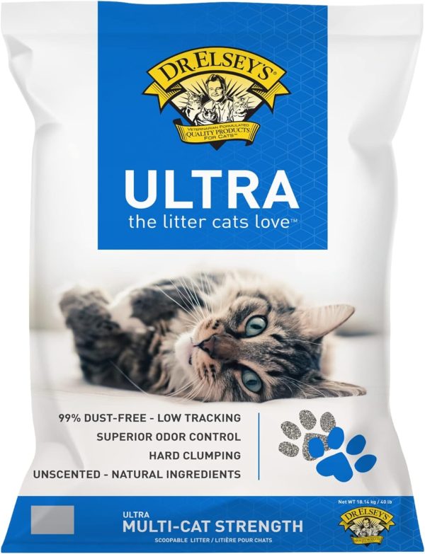 Arena para gatos de alta calidad Ultra, Versión Original de Dr. Elsey’s