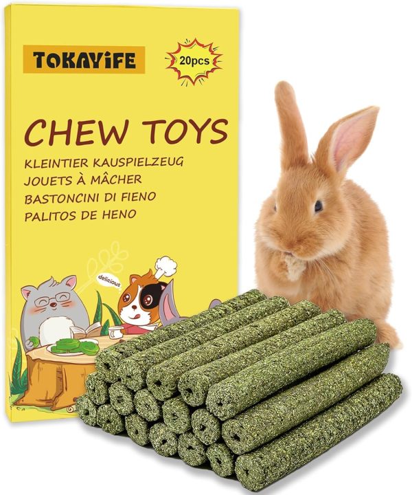 Juguetes Masticar para Conejos, Cobayas, Hámsters, Chinchillas